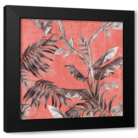 Book of Palms II Black Modern Wood Framed Art Print by Watts, Eva