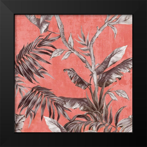 Book of Palms II Black Modern Wood Framed Art Print by Watts, Eva