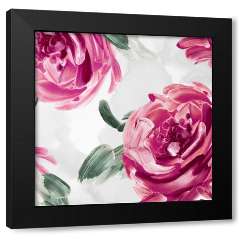 Crimson Peaks II Black Modern Wood Framed Art Print with Double Matting by Watts, Eva