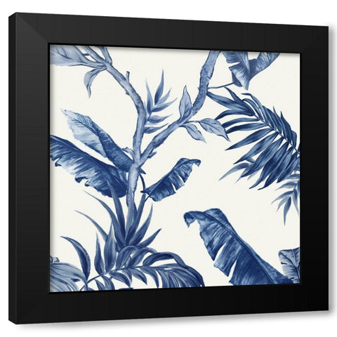 Tropical Paradiso I Black Modern Wood Framed Art Print by Watts, Eva