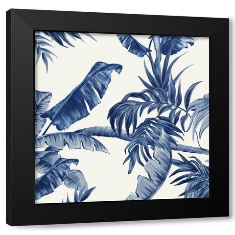 Tropical Paradiso II Black Modern Wood Framed Art Print by Watts, Eva