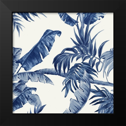 Tropical Paradiso II Black Modern Wood Framed Art Print by Watts, Eva