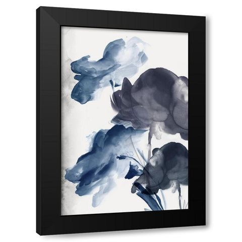 Azura Bouquet I Black Modern Wood Framed Art Print by Watts, Eva