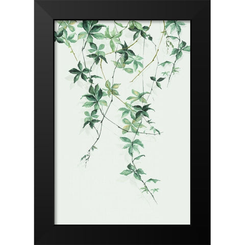 Enchanting Vine Black Modern Wood Framed Art Print by Watts, Eva