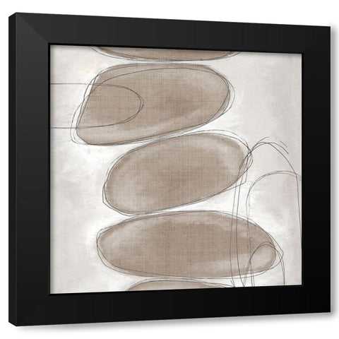Modern Inuk Shuk II Black Modern Wood Framed Art Print with Double Matting by Watts, Eva