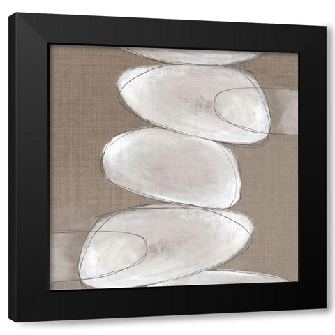 Inuk Shuk II Black Modern Wood Framed Art Print by Watts, Eva