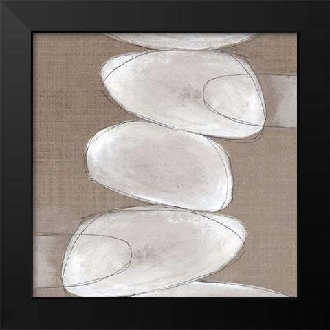 Inuk Shuk II Black Modern Wood Framed Art Print by Watts, Eva