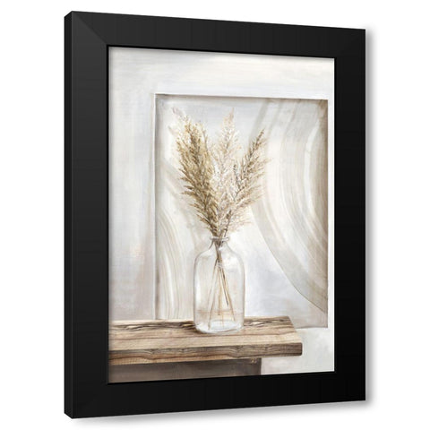 Dry Pampas Grass I Black Modern Wood Framed Art Print with Double Matting by Watts, Eva