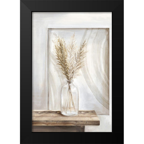 Dry Pampas Grass I Black Modern Wood Framed Art Print by Watts, Eva