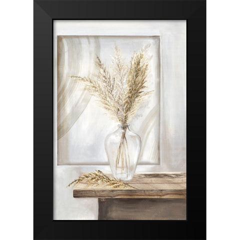 Dry Pampas Grass II Black Modern Wood Framed Art Print by Watts, Eva