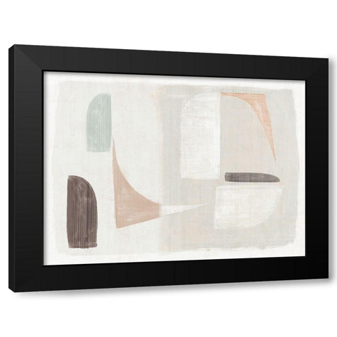 Moda Black Modern Wood Framed Art Print by Watts, Eva