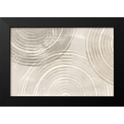 Rainbow Neutral Black Modern Wood Framed Art Print by Watts, Eva