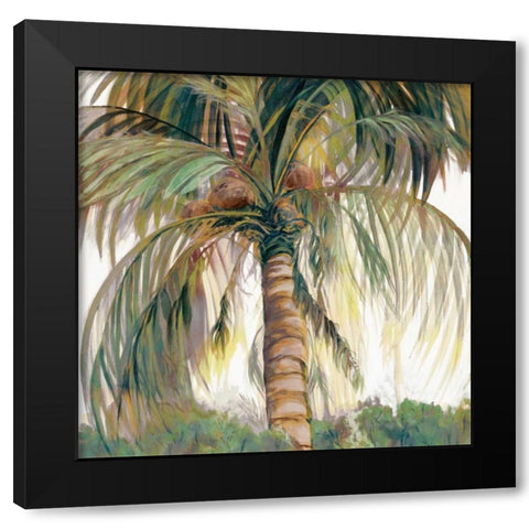 Tropics II Black Modern Wood Framed Art Print with Double Matting by Joy, Julie