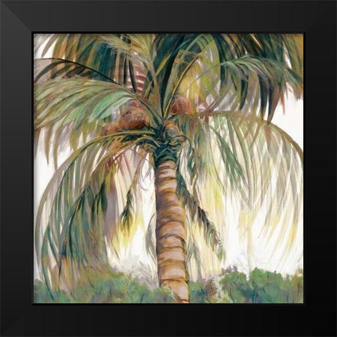 Tropics II Black Modern Wood Framed Art Print by Joy, Julie