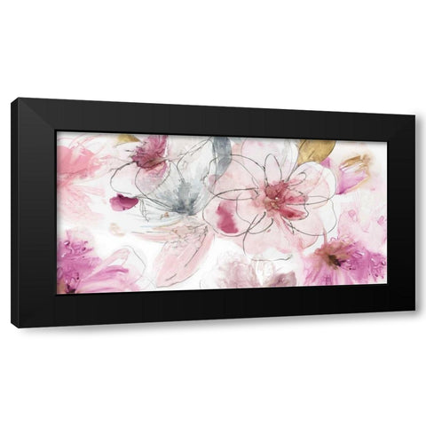 Pretty In PInk III Black Modern Wood Framed Art Print by Jensen, Asia