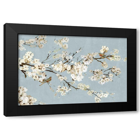 Kimono with Birds I Black Modern Wood Framed Art Print by Jensen, Asia