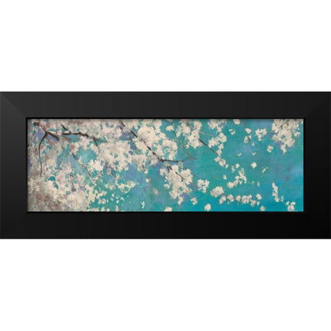 Osaka Blue II Black Modern Wood Framed Art Print by Jensen, Asia