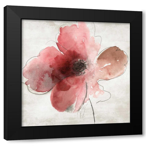 Mary II Black Modern Wood Framed Art Print with Double Matting by Jensen, Asia