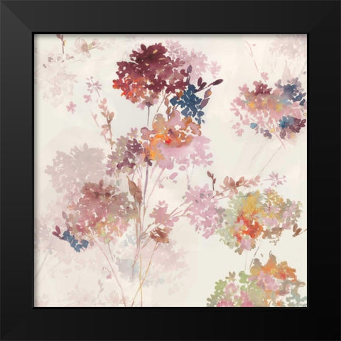 Sweet Hydrangea III Black Modern Wood Framed Art Print by Jensen, Asia