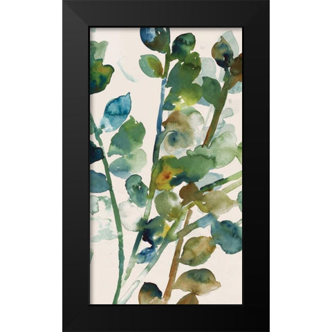 Fall Leaves I Black Modern Wood Framed Art Print by Jensen, Asia