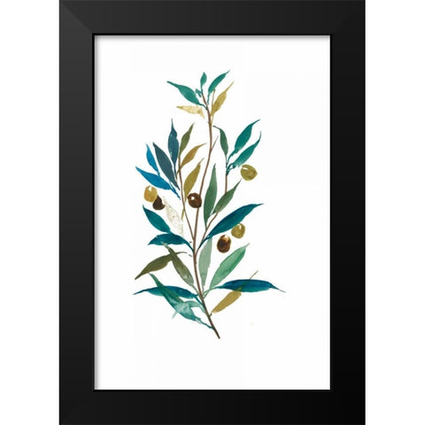 Olive II Black Modern Wood Framed Art Print by Jensen, Asia