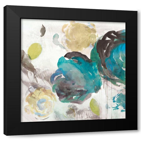 Seasons I Black Modern Wood Framed Art Print with Double Matting by Jensen, Asia