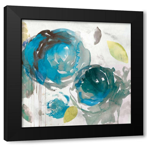 Seasons II Black Modern Wood Framed Art Print with Double Matting by Jensen, Asia