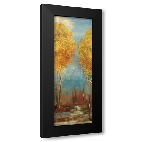 Gingko Tree II Black Modern Wood Framed Art Print with Double Matting by Jensen, Asia