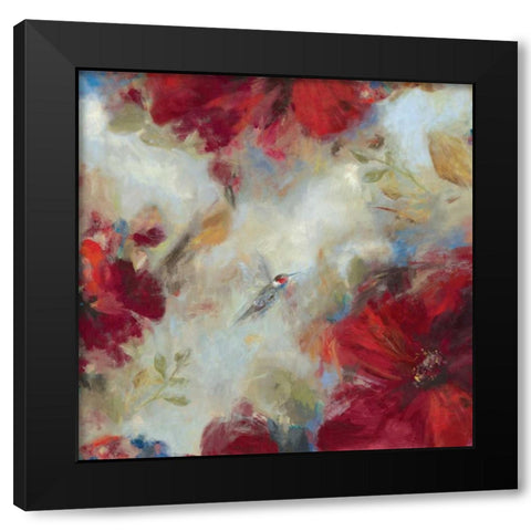 Hummingbird I Black Modern Wood Framed Art Print by Jensen, Asia