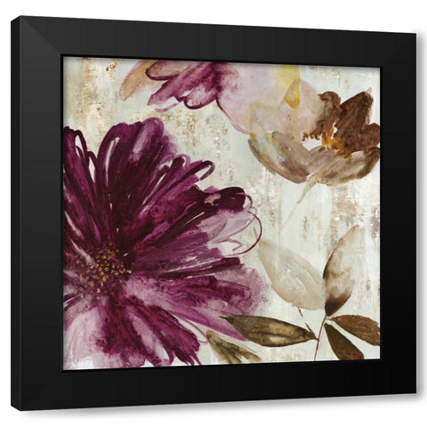 Fontana II Black Modern Wood Framed Art Print with Double Matting by Jensen, Asia