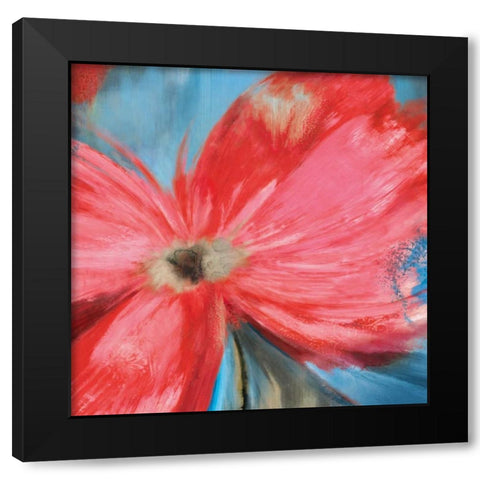 Aflame II Black Modern Wood Framed Art Print with Double Matting by Jensen, Asia