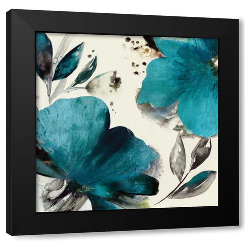 Summer Caress II Black Modern Wood Framed Art Print with Double Matting by Jensen, Asia