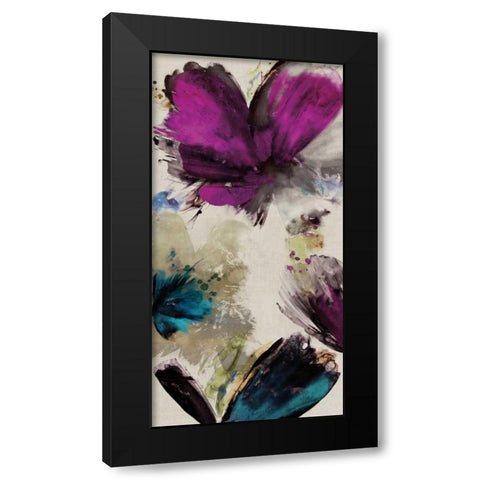 Midsummer Blooms I Black Modern Wood Framed Art Print with Double Matting by Jensen, Asia