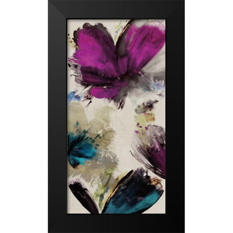 Midsummer Blooms I Black Modern Wood Framed Art Print by Jensen, Asia