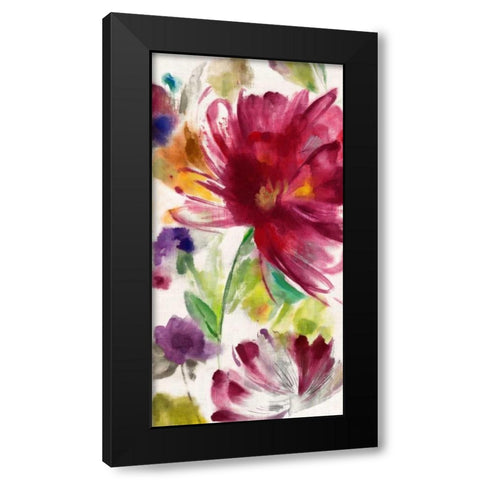 Garden Whisper I Black Modern Wood Framed Art Print by Jensen, Asia