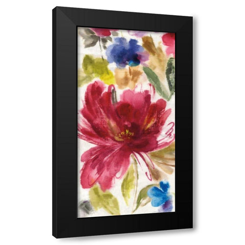 Garden Whisper II Black Modern Wood Framed Art Print by Jensen, Asia