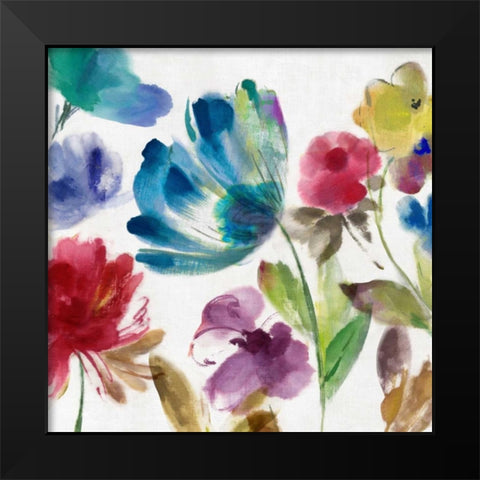 Sarcelle Jardin II - Mini Black Modern Wood Framed Art Print by Jensen, Asia