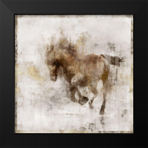 Long Road Home Black Modern Wood Framed Art Print by Roko, Ken