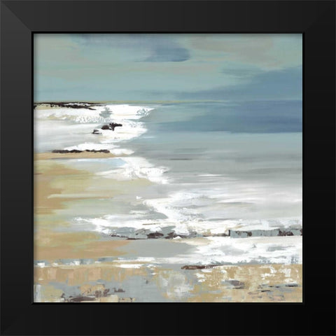 East Coast I Black Modern Wood Framed Art Print by Lera