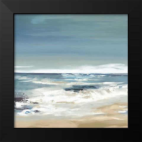 East Coast II Black Modern Wood Framed Art Print by Lera