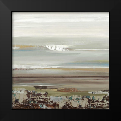 Abyss II Black Modern Wood Framed Art Print by Lera