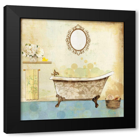 Salle de Bain I - Special Black Modern Wood Framed Art Print with Double Matting by Pearce, Allison