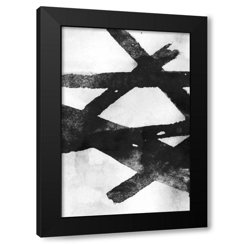 Gestures I Black Modern Wood Framed Art Print with Double Matting by PI Galerie