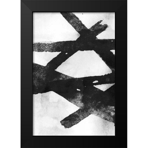 Gestures I Black Modern Wood Framed Art Print by PI Galerie