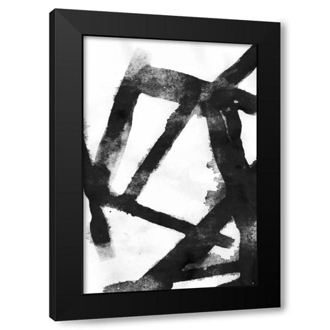 Gestures II Black Modern Wood Framed Art Print by PI Galerie