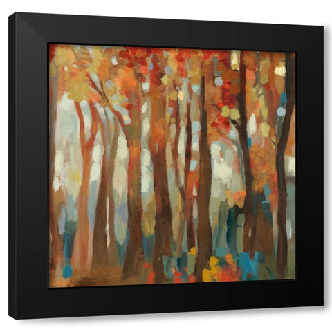 Dandelion Path Black Modern Wood Framed Art Print by Pearce, Allison