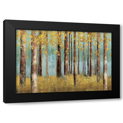 Birch Country Black Modern Wood Framed Art Print by Pearce, Allison
