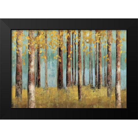 Birch Country Black Modern Wood Framed Art Print by Pearce, Allison