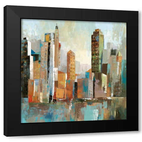 Maple Tree Black Modern Wood Framed Art Print with Double Matting by Pearce, Allison