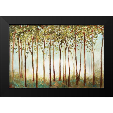 Riverside Forest Black Modern Wood Framed Art Print by Pearce, Allison
